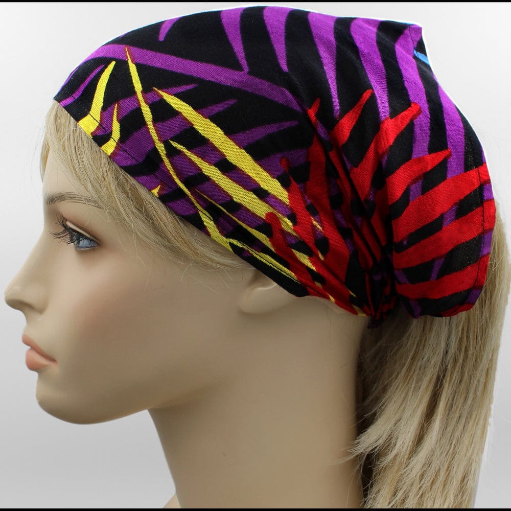 12 Palm Colors Elastic Bandana-Headbands ($1.95 each)-Bags & Accessories-Peaceful People
