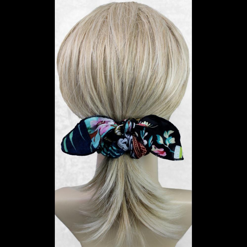 15 Patchwork Big Bow Hair Scrunchies ($1.60 each)-Bags & Accessories-Peaceful People