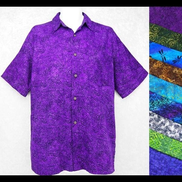 Kevin's Batik Collar Shirt-Shirts-Peaceful People