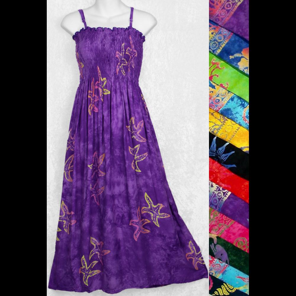 Batik Sarong Dress-Dresses-Peaceful People