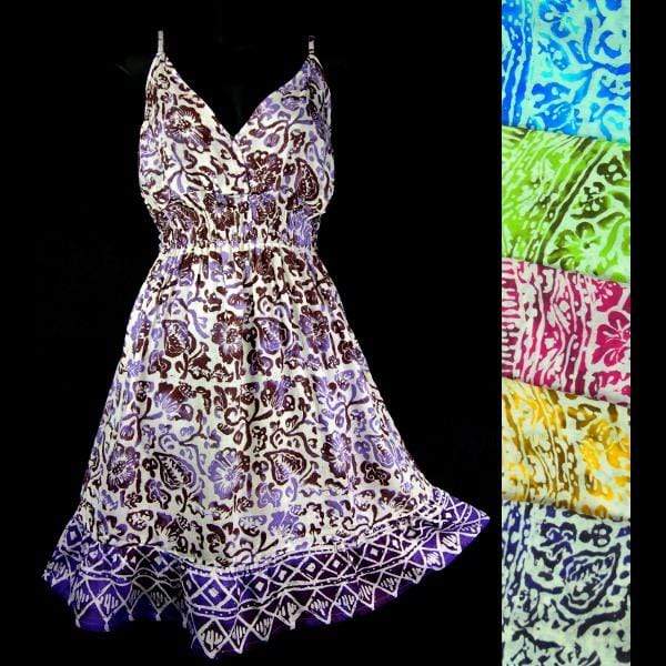 Batik Bloom Star Dress-Dresses-Peaceful People