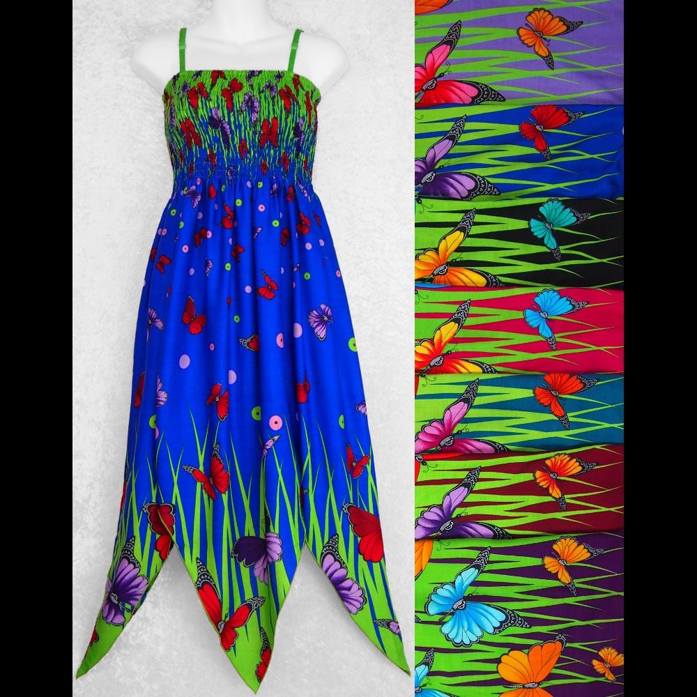 Butterfly Fairy Sarong Dress-Dresses-Peaceful People