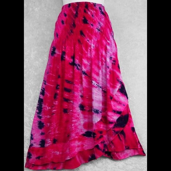 Spiral Nebula Tie-Dye Convertible Dress/Skirt-Dresses-Peaceful People