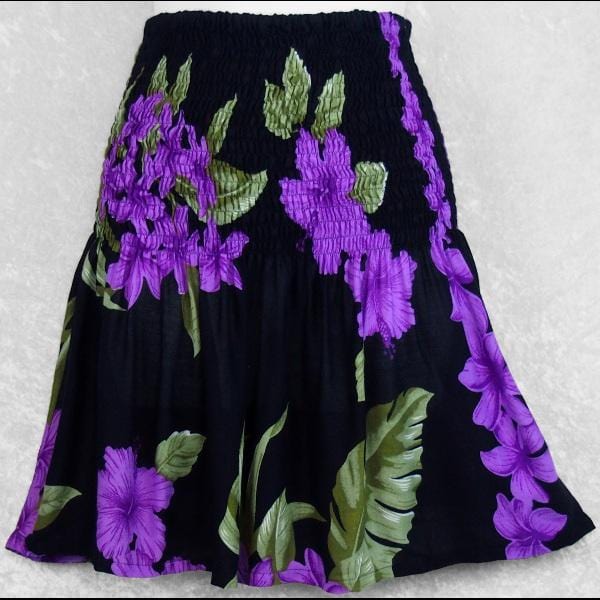 Orchid and Hibiscus Baby Doll Convertible Top/Skirt-Tops-Peaceful People