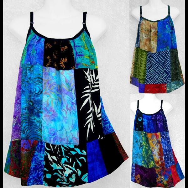 Gina's Patchwork Top-Tops-Peaceful People
