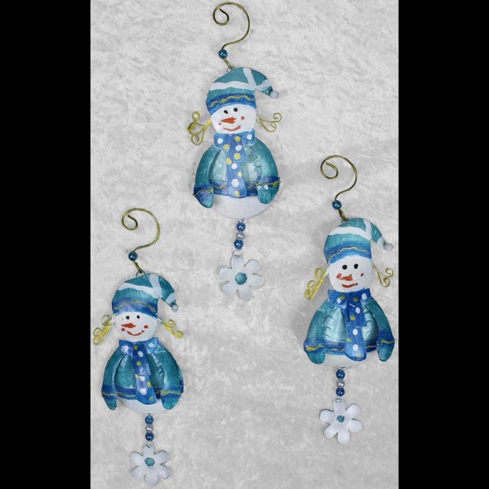 Set of 12 Snow Girl Ornaments (1.33 each)-Handicrafts-Peaceful People