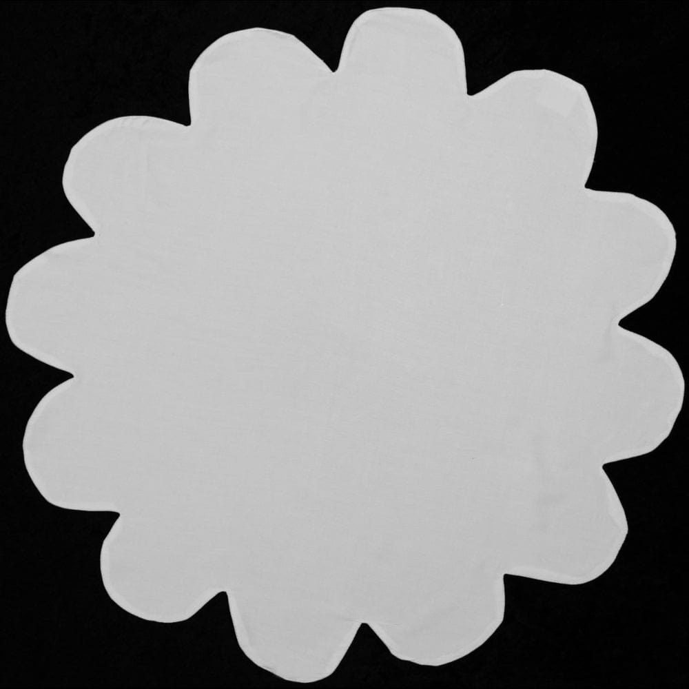 Premium White 12 Petal Flower Tapestry-Tie-Dye Blanks/White Clothing-Peaceful People