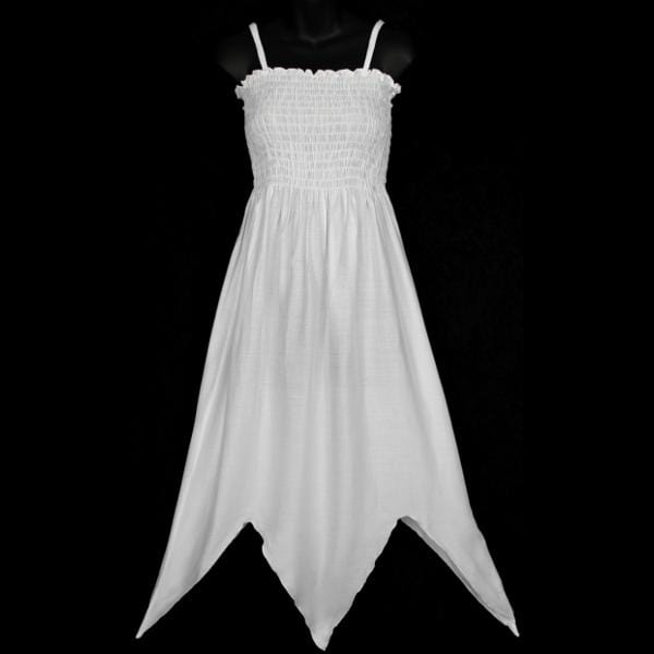 White Fairy Sarong Dress-Dresses-Peaceful People