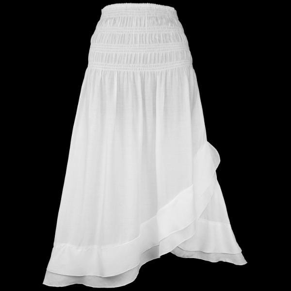 White Convertible Dress/Skirt-Dresses-Peaceful People