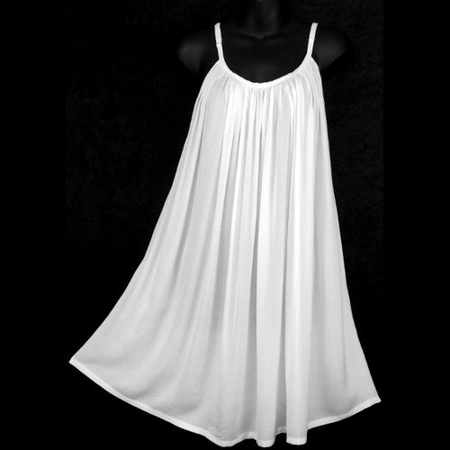 White Parachute Dress Tie-Dye Blank