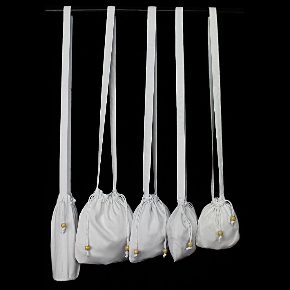 Fake White Drawstring Premium White Drawstring Bags