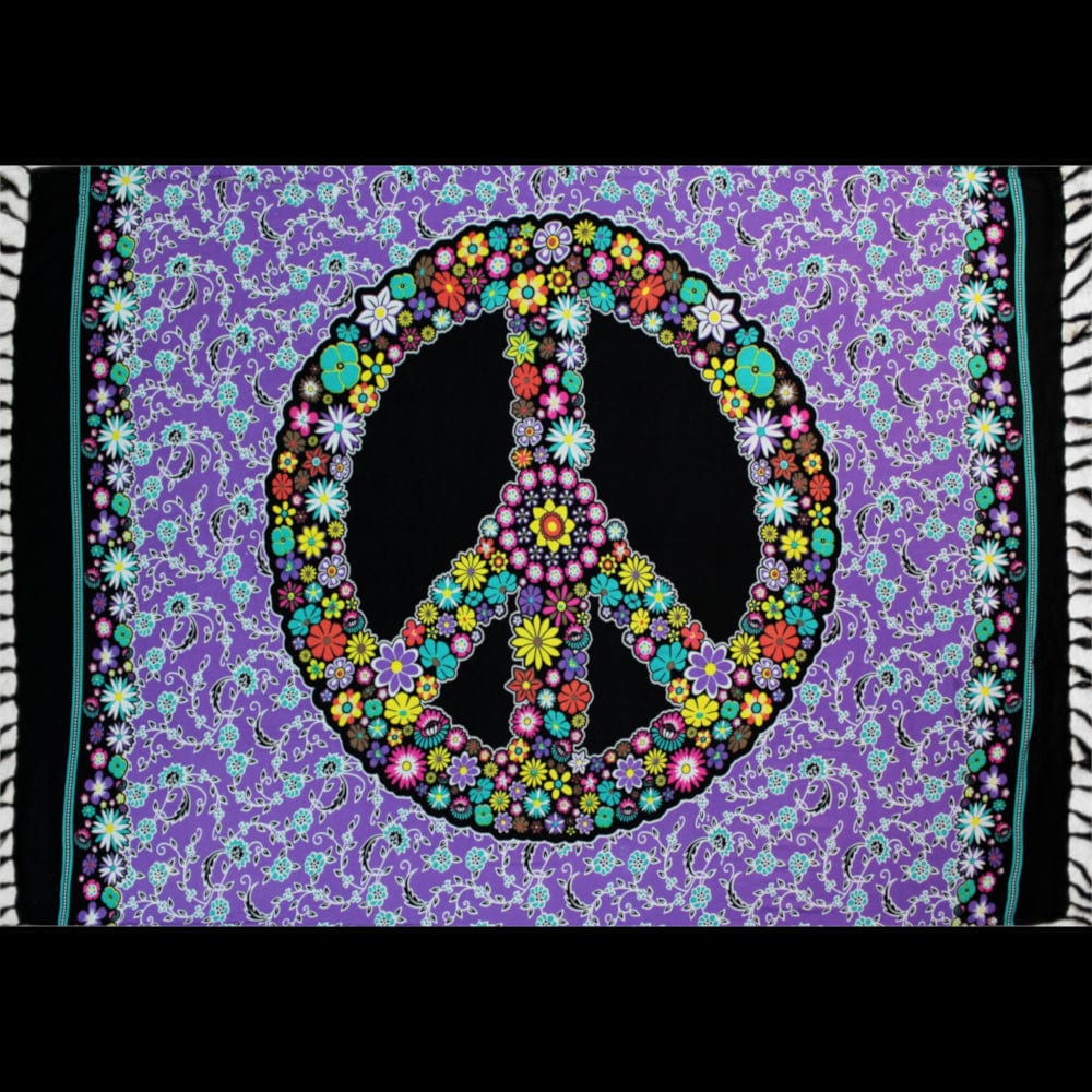 Peace Flower Sarongs-Sarongs-Peaceful People