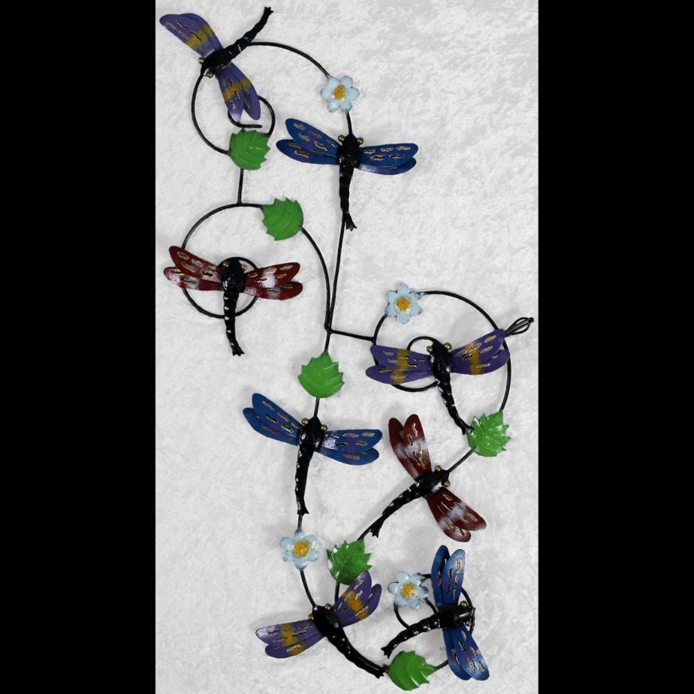 Dragonfly Metal Wall Decor-Handicrafts-Peaceful People