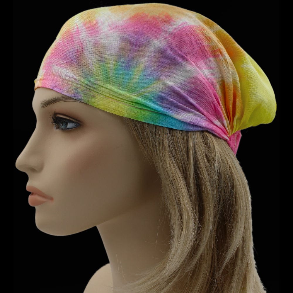 12 Soft Tie-Dye Elastic Bandana-Headbands ($1.95 each)-Bags & Accessories-Peaceful People