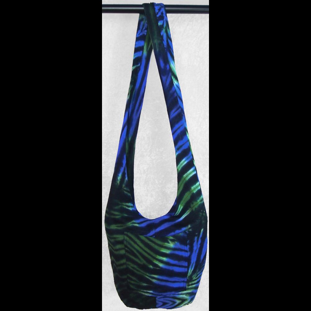 Polychromatic Tie-Dye Boho Shoulder Bag-Bags & Accessories-Peaceful People