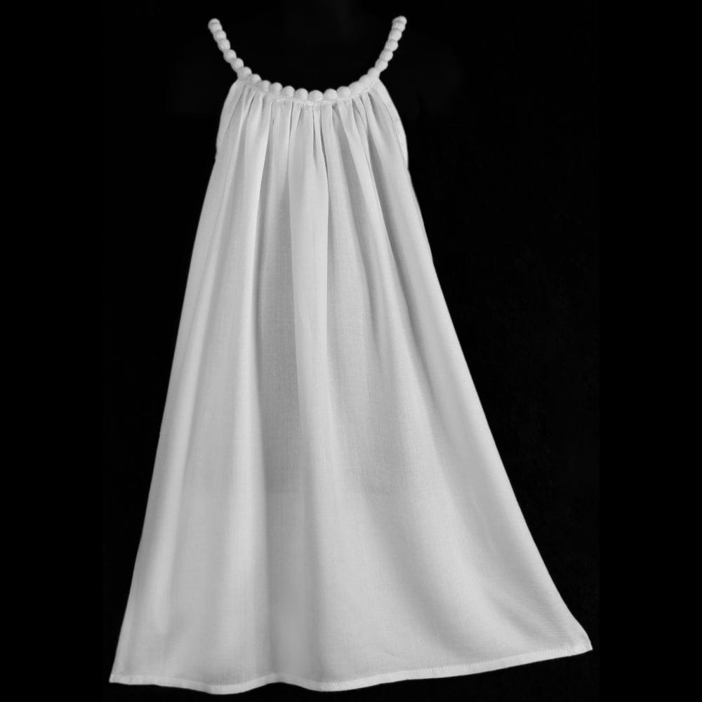 White Pearl Dress for Girls (Ages 4, 6, 8, 10, 12)-Children's Clothes-Peaceful People