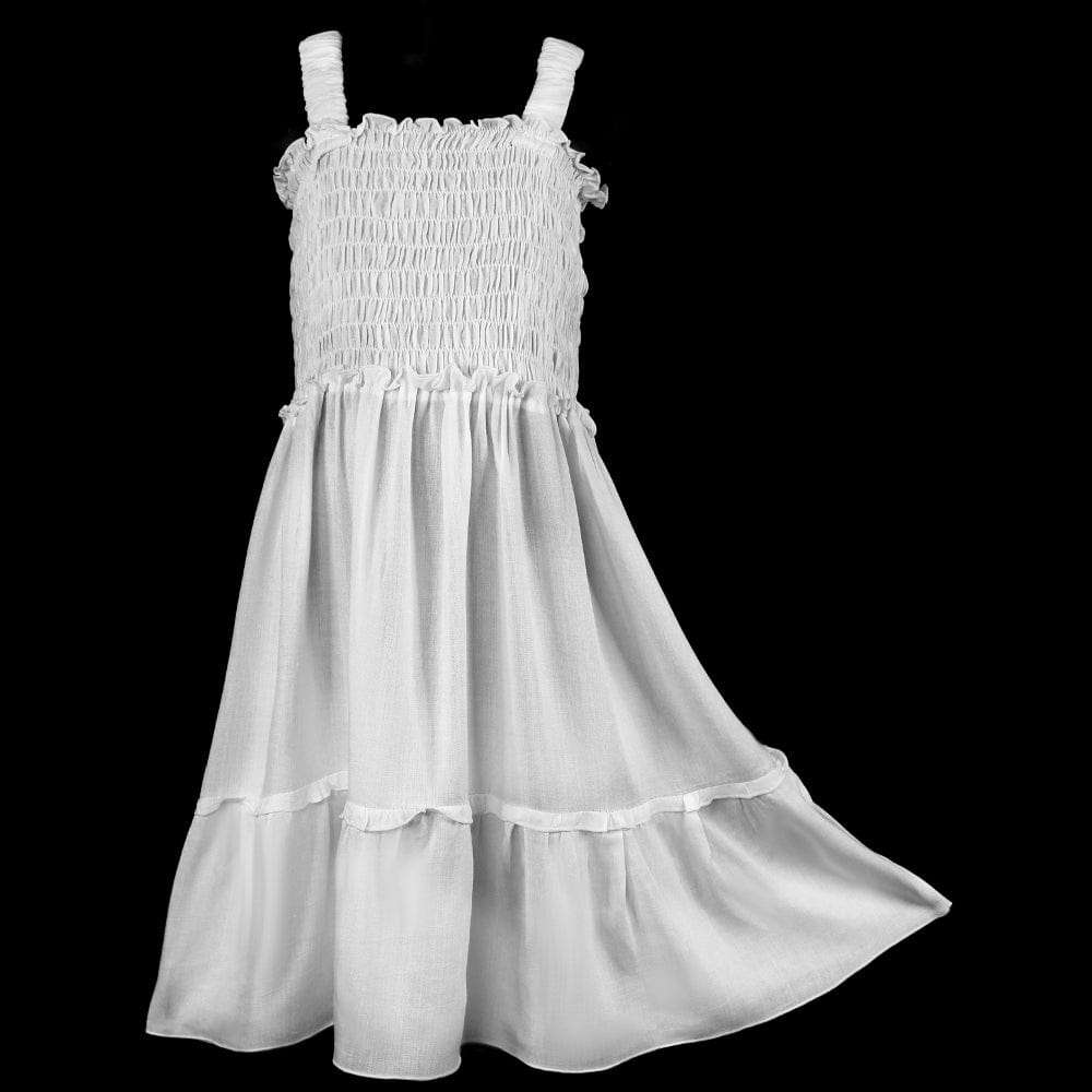 White Angel Dress for Girls (Ages: 4, 6, 8, 10)-Children's Clothes-Peaceful People