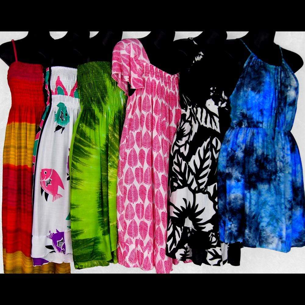 6 Piece Dresses Grab Bag (1st Quality) ($4.49 per piece)-Special Deals (reduced prices)-Peaceful People