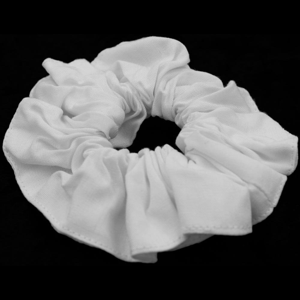 50 Premium White Hair Scrunchies ($0.92 each)-Tie-Dye Blanks/White Clothing-Peaceful People