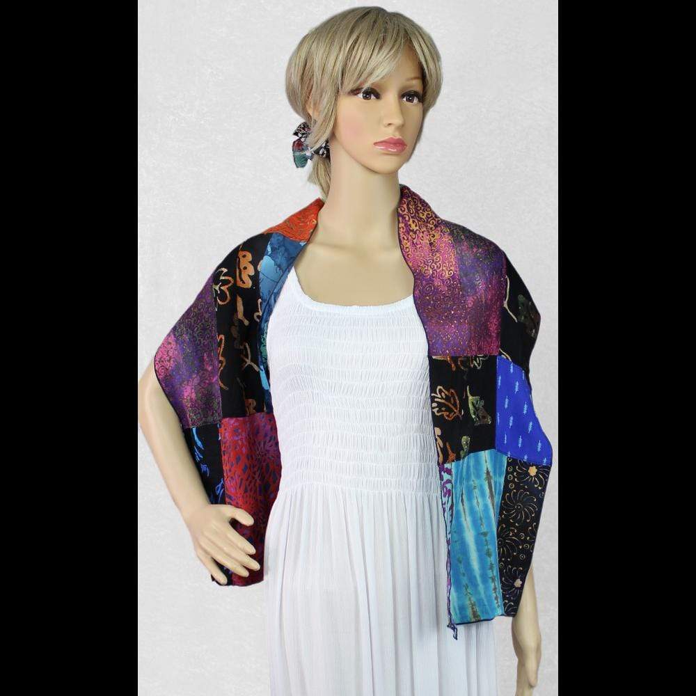 Patchwork Scarf-Sarongs-Peaceful People