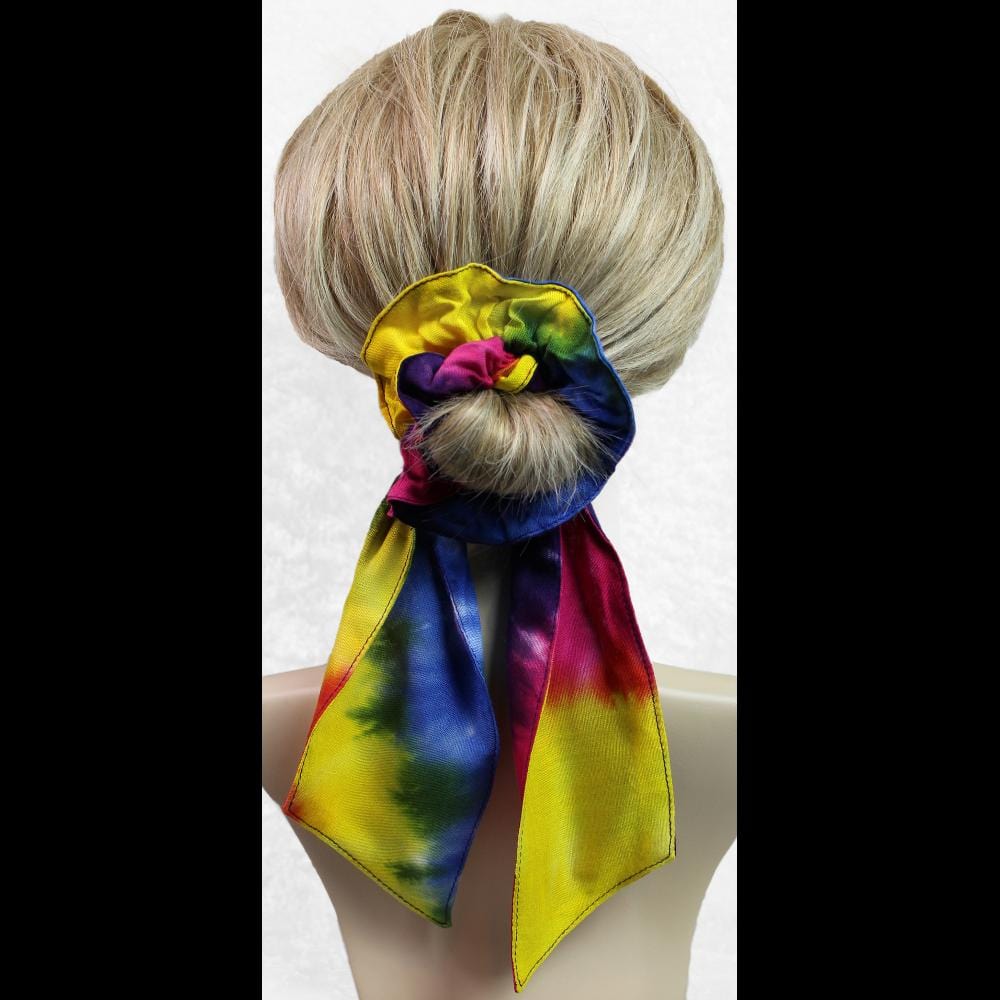 25 Snazzy Pony Tail Hair Scrunchies ($1.40 each)-Bags & Accessories-Peaceful People