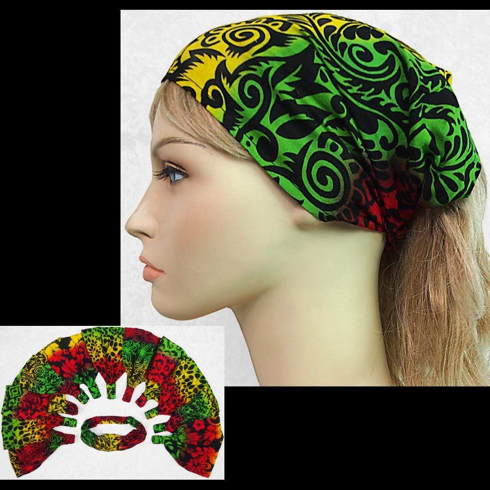 Wholesale Rasta Elastic Bandana-Headband