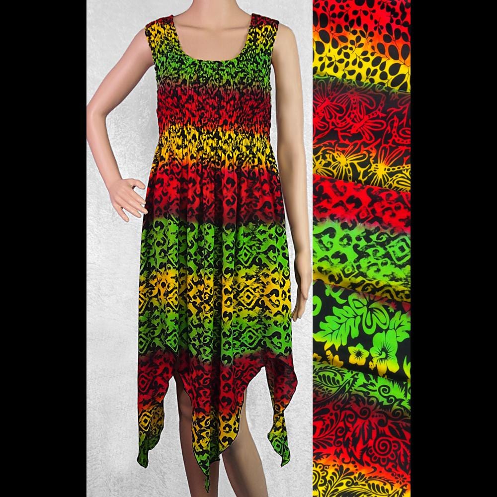 Wholesale Rasta Tank Fairy Dress Wholesale Rasta Tank Fairy Dress