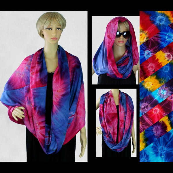 Tie dye scarves wholesale store