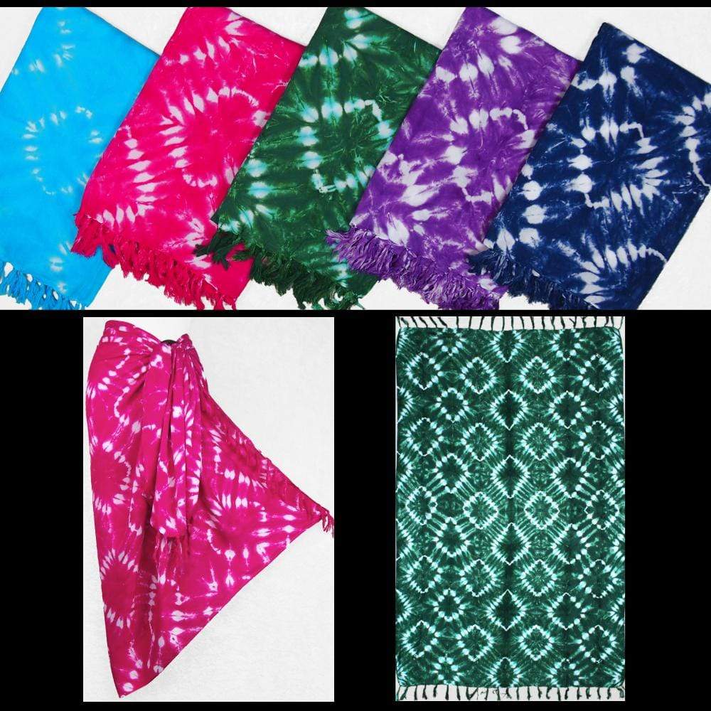 Quilt Tie-Dye Sarongs-Sarongs-Peaceful People