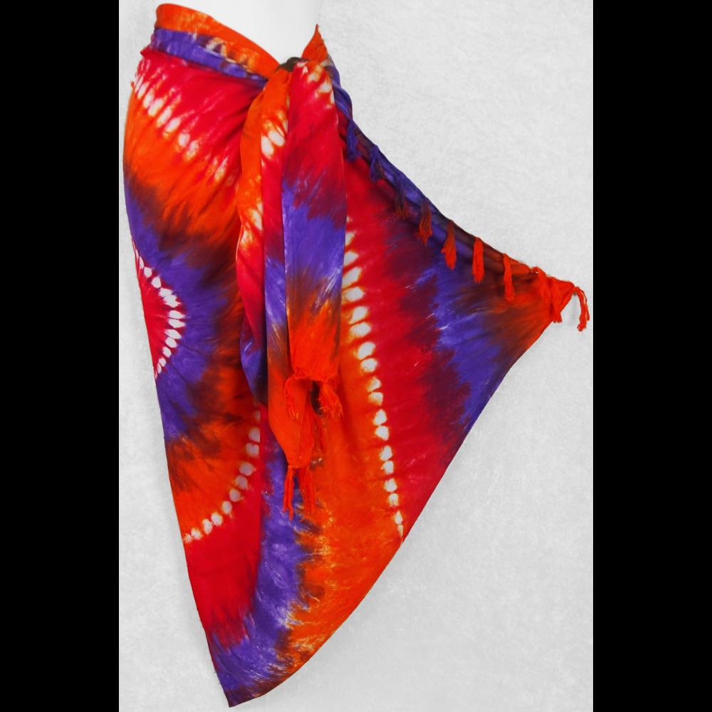 Tie-Dye Orb Sarongs-Sarongs-Peaceful People