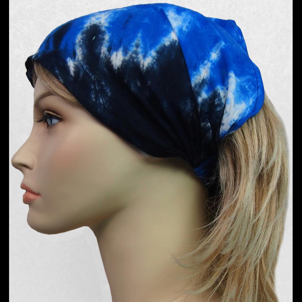 12 Mixed Tie-Dye Elastic Bandana-Headbands ($1.60 each)-Bags & Accessories-Peaceful People