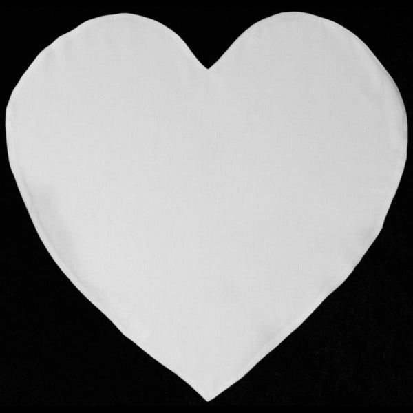 Premium White Heart 22 Inch Tapestry