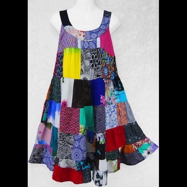 Alysanne's Patchwork Dress-Patchwork Clothing-Peaceful People