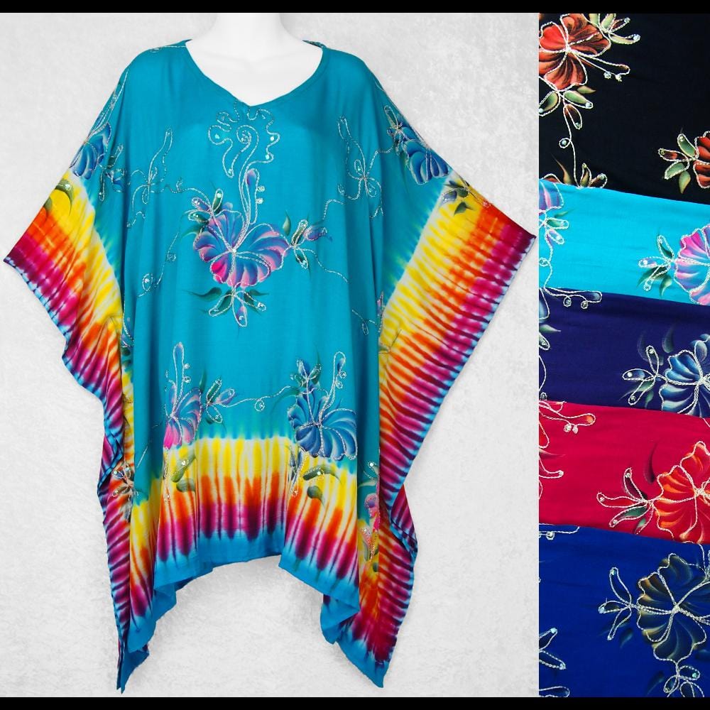 Astral Tie-Dye Embroidered Top-Tops-Peaceful People