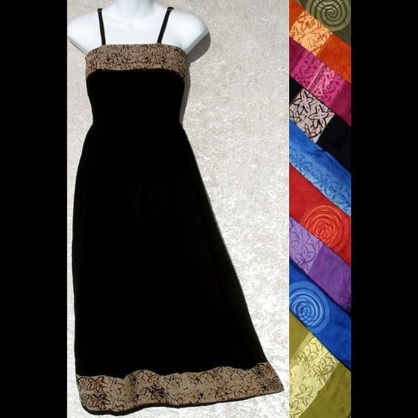 Wholesale Batik Border Sarong Dress Wholesale Batik Border Sarong Dress
