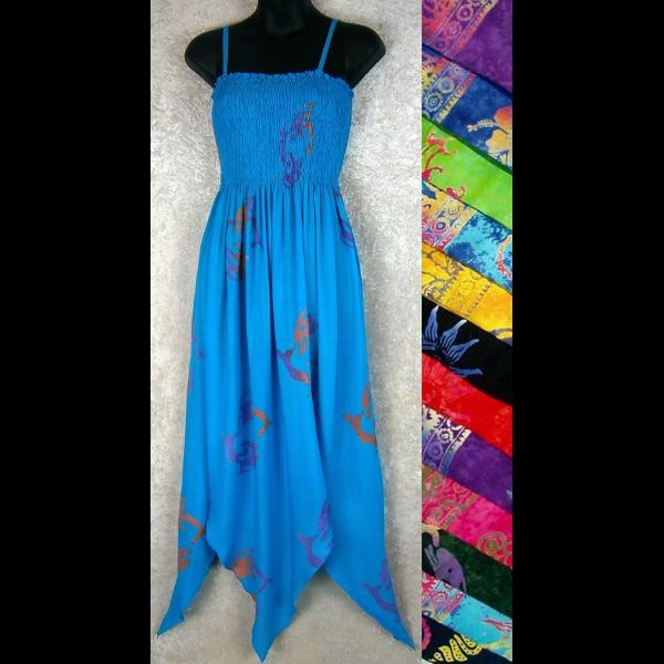 Batik Fairy Sarong Dress-Dresses-Peaceful People