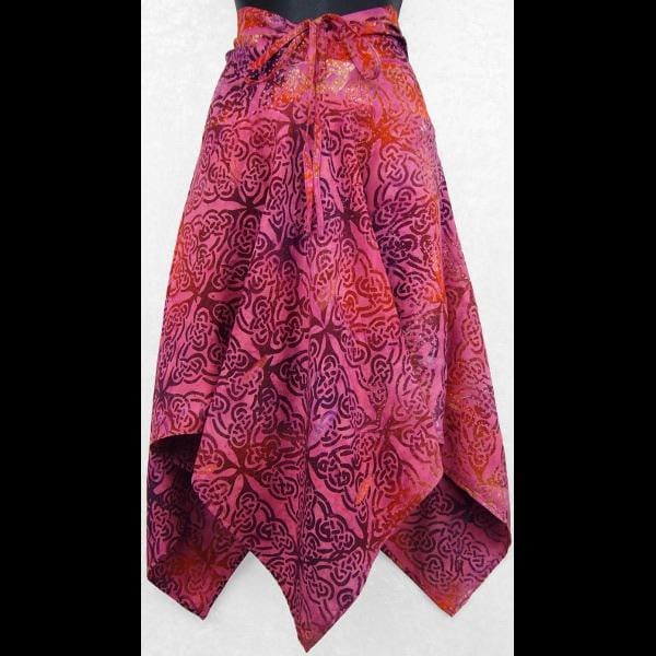 Maddie's Premium Batik Celtic Convertible Top/Skirt-Tops-Peaceful People