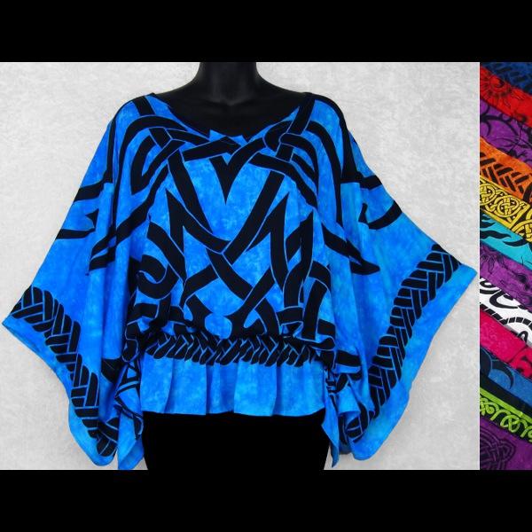 Celtic Butterfly Poncho Top-Tops-Peaceful People
