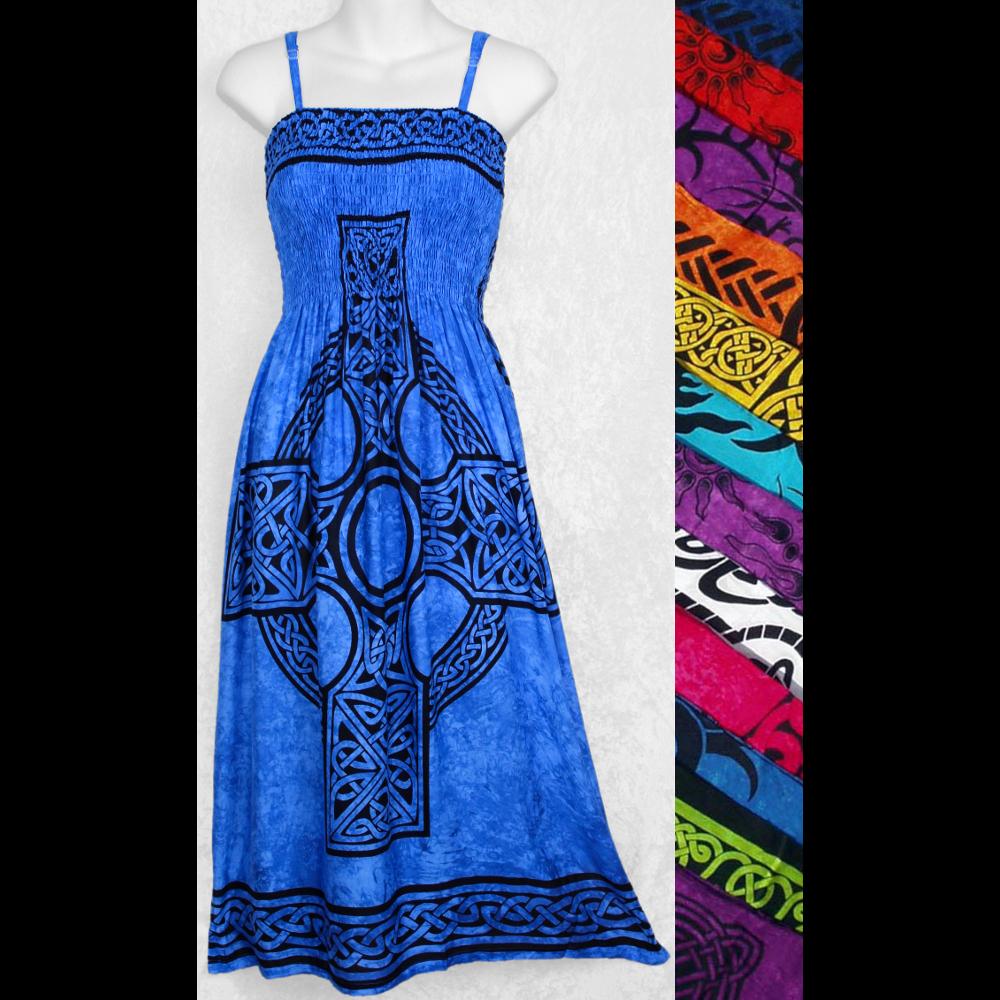 Celtic Sarong Dress-Dresses-Peaceful People
