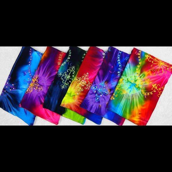 Cosmic Tie-Dye Embroidered Sarongs-Sarongs-Peaceful People