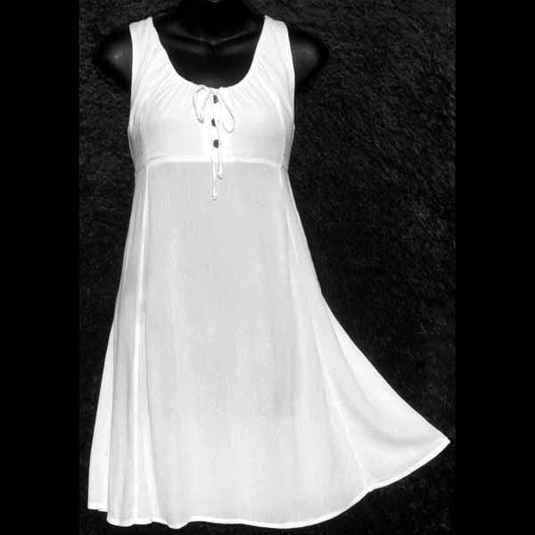 Wholesale Crinkle Tank Style Dress with Adjustable Bodice Wholesale Crinkle Tank Style Dress with Adjustable Bodice