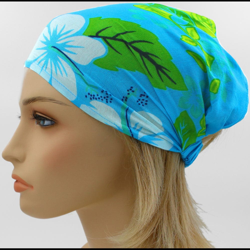 12 Hawaii Floral Elastic Bandana-Headbands ($1.95 each)-Bags & Accessories-Peaceful People