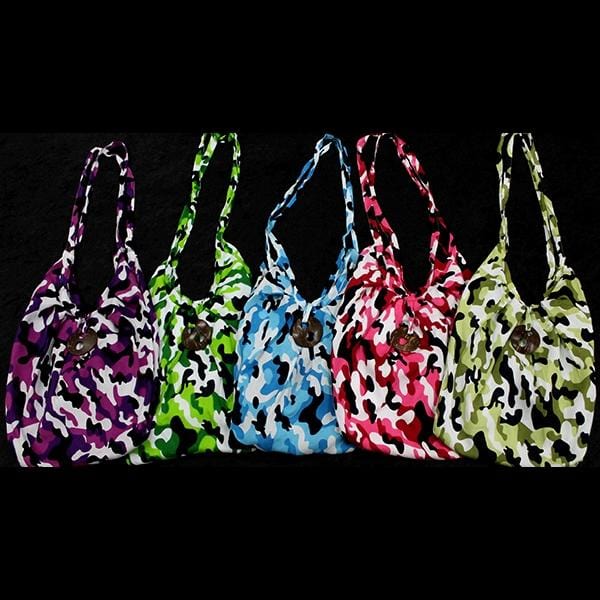 Camouflage Expandable Beach Bag-Bags & Accessories-Peaceful People