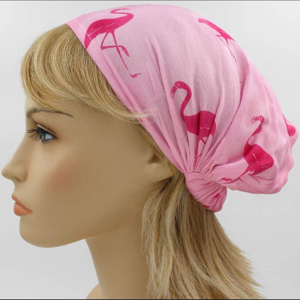 12 Flamingo Elastic Bandana-Headbands ($1.48 Each)-Bags & Accessories-Peaceful People