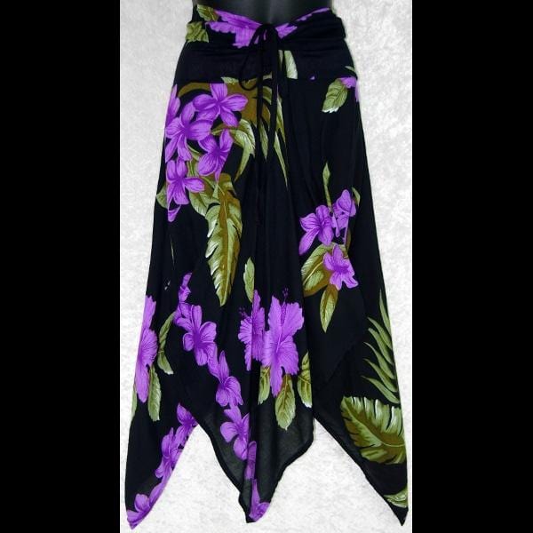 Orchid and Hibiscus Convertible Top/Skirt-Tops-Peaceful People