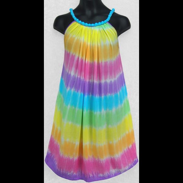 Megan's Soft Tie-Dye Dress for Girls (Ages: 4, 6, 8, 10)-Children's Clothes-Peaceful People