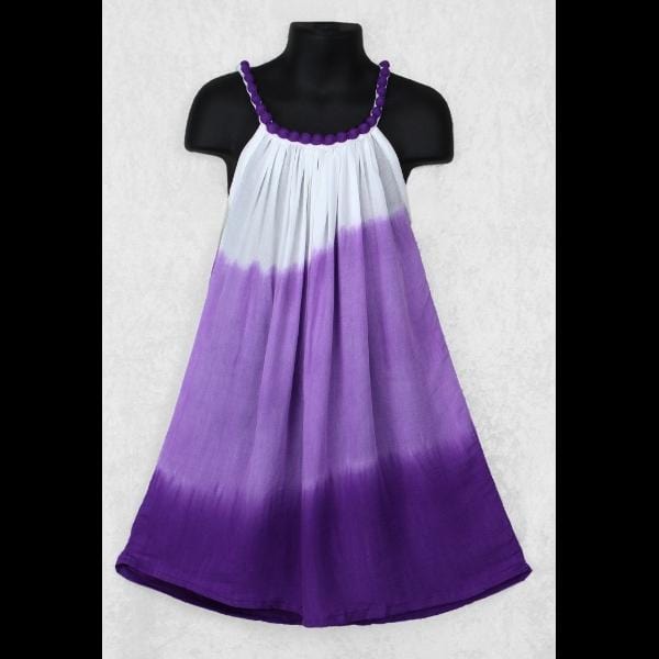 purple and white tie dye dress Purple - White Halter Tie Dye Dress | Festival Wear | Resort Wear