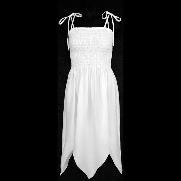 Wholesale Girl's White Fairy Sarong Dress (Ages: 4, 6, 8, 10, 12) Wholesale Girl's White Fairy Sarong Dress (Ages: 4, 6, 8, 10, 12)