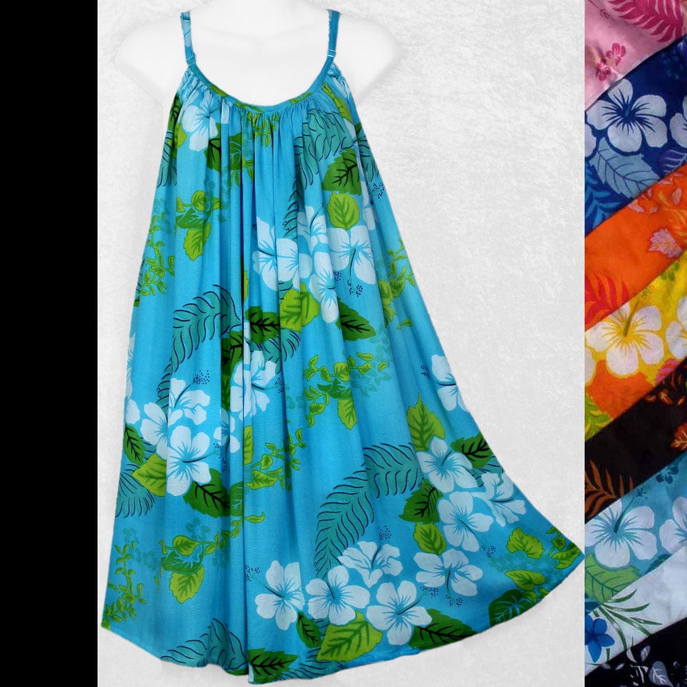 Hawaii Floral Parachute Dress-Dresses-Peaceful People