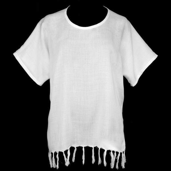 White T-Shirts for Tie Dye for Kids Girls Boys, White Cotton